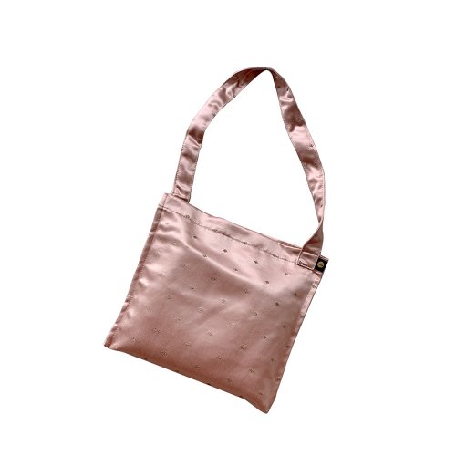 (sale) silk simple bag_pink
